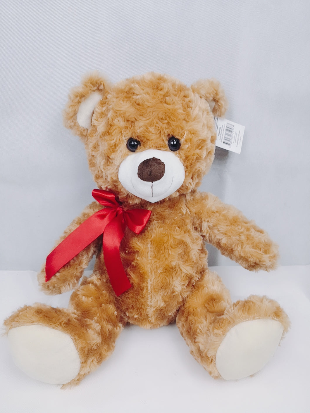 Bear with Red Ribbon Brown (40CM)